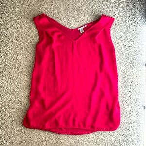 Halogen beautiful pink XSP v neck top